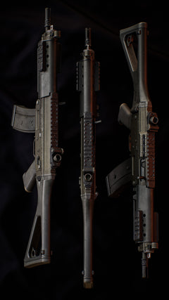 3D Weapon Tutorial For Portfolio - SSG-5
