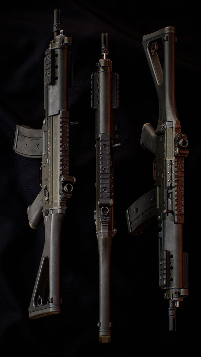 3D Weapon Tutorial For Portfolio - SSG-5