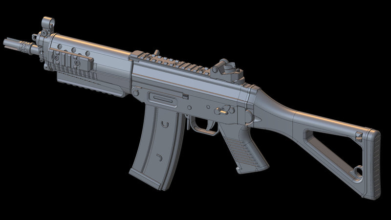SG 552 - 3D CAD Weapon Model-2