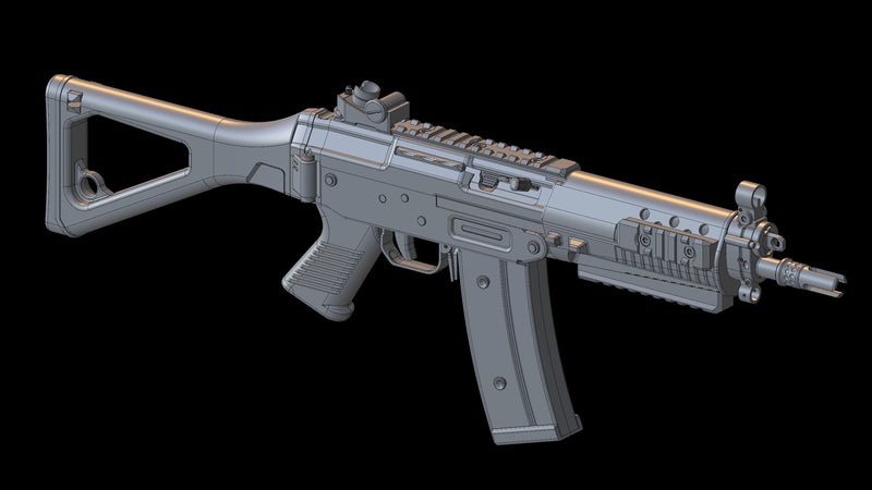 SG 552 - 3D CAD Weapon Model-3