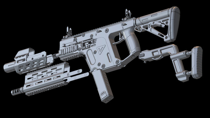 Vector - 3D CAD Weapon Model-1