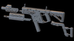 Vector - 3D CAD Weapon Model-2