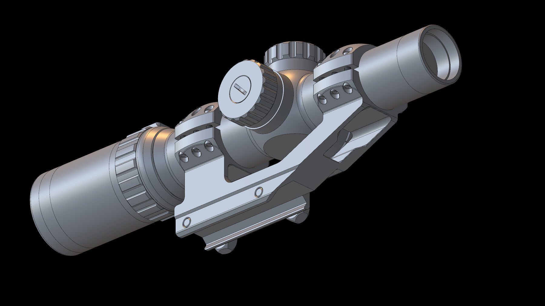 Hawke Scope - 3D CAD Model