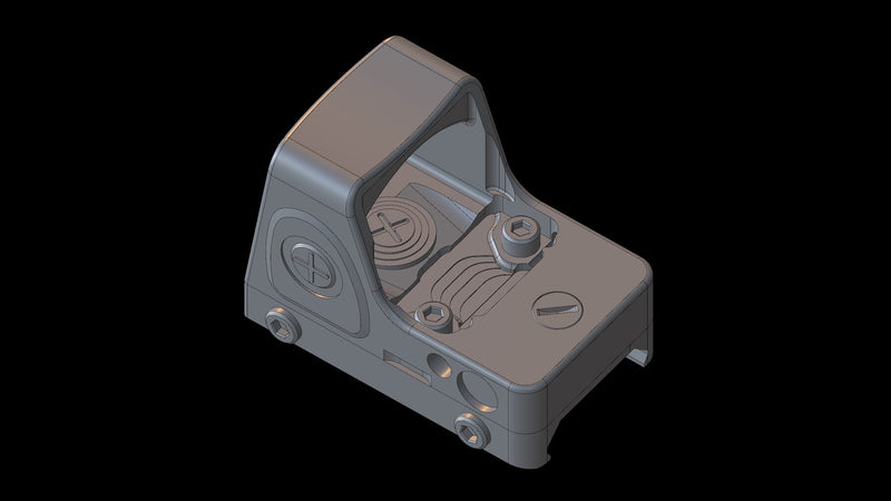 Trijicon Reflex Sight - 3D CAD Model-1