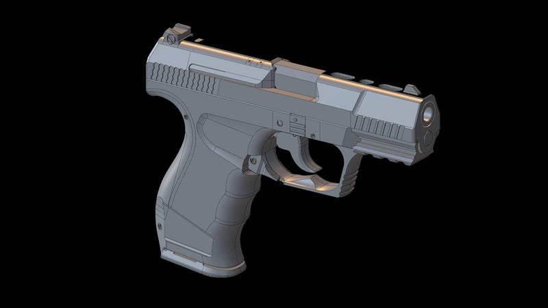P99 - 3D CAD Weapon Model-1