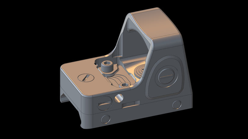 Trijicon Reflex Sight - 3D CAD Model-2