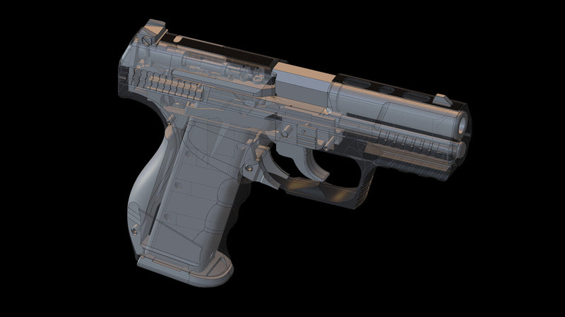 P99 - 3D CAD Weapon Model-2