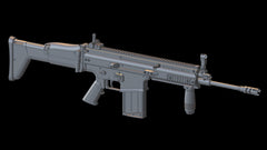 SCAR H - 3D CAD Weapon Model-3