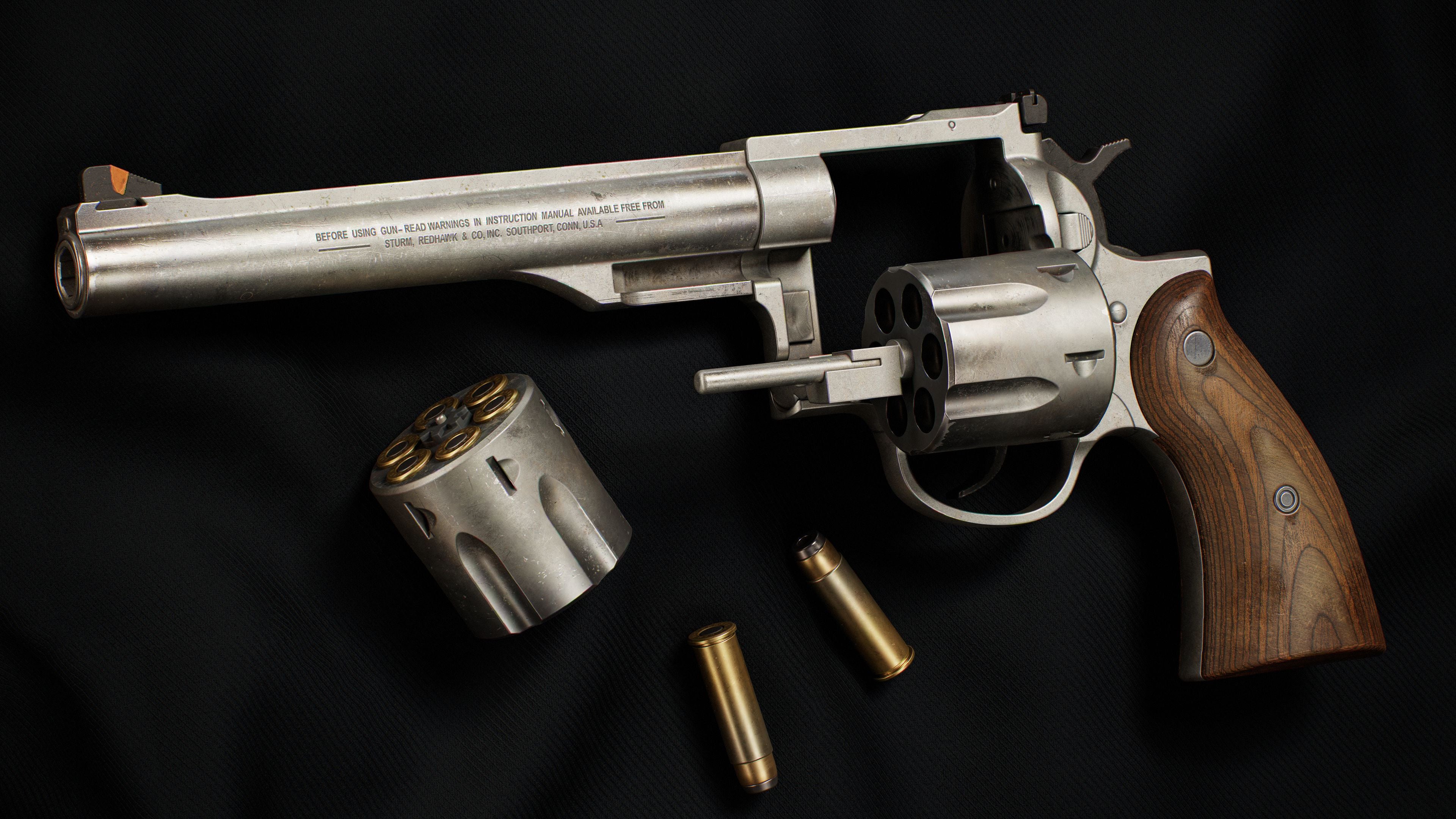 3D Texturing Tutorial in Substance Painter - Redhawk Revolver