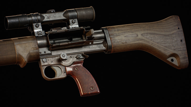 3D Weapon Tutorial For Portfolio - FG 42-12