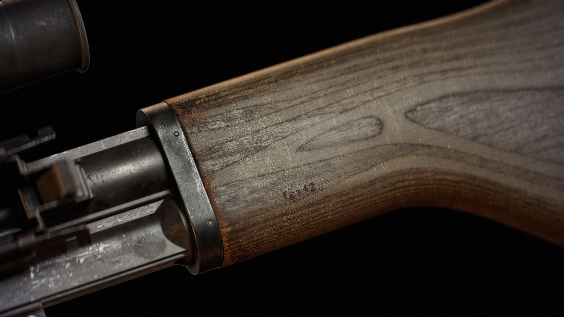 3D Weapon Tutorial For Portfolio - FG 42-10