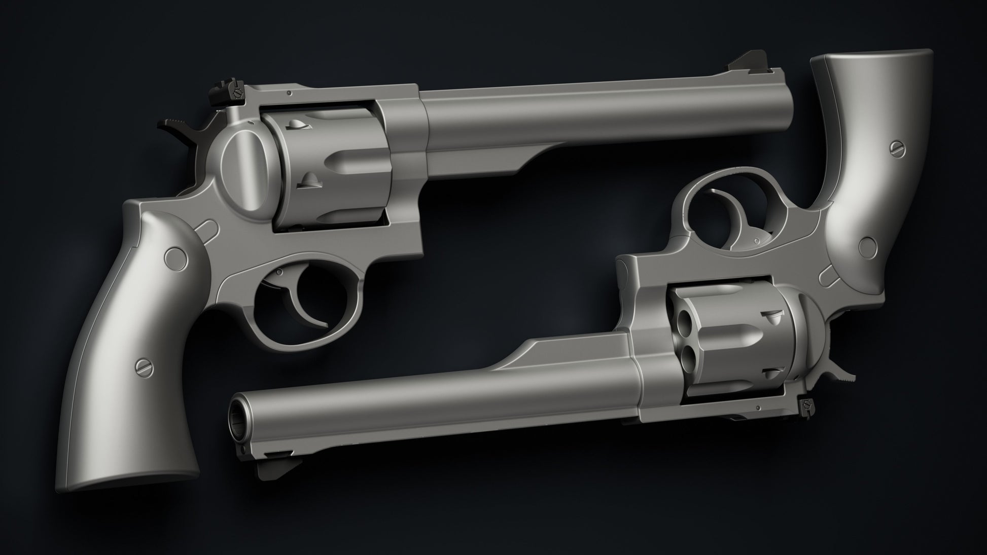 3D Modeling Tutorial in Plasticity - Redhawk Revolver-2