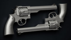 3D Modeling Tutorial in Plasticity - Redhawk Revolver-2