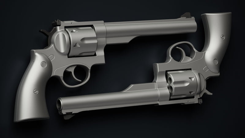 3D Modeling Tutorial in Plasticity - Redhawk Revolver-2
