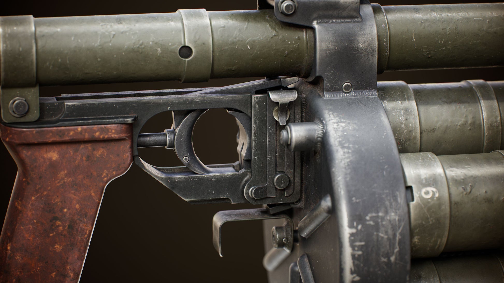 3D Texturing Tutorial in Substance Painter - RG-6 Launcher-4