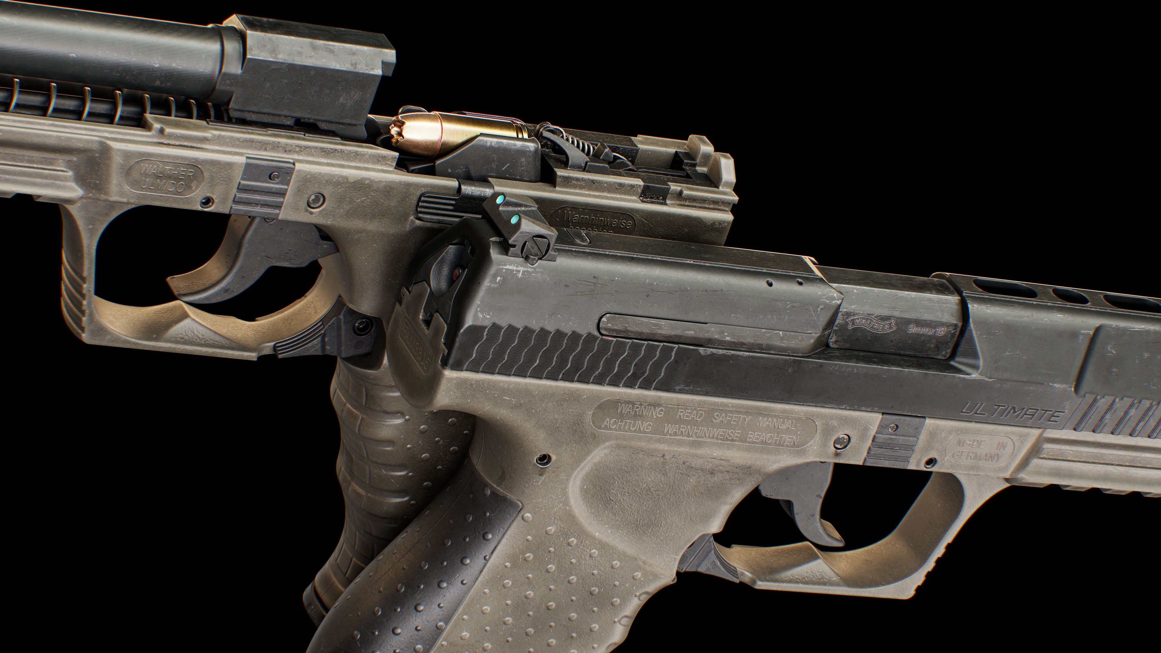 3D Weapon Tutorial for Portfolio - P99-3