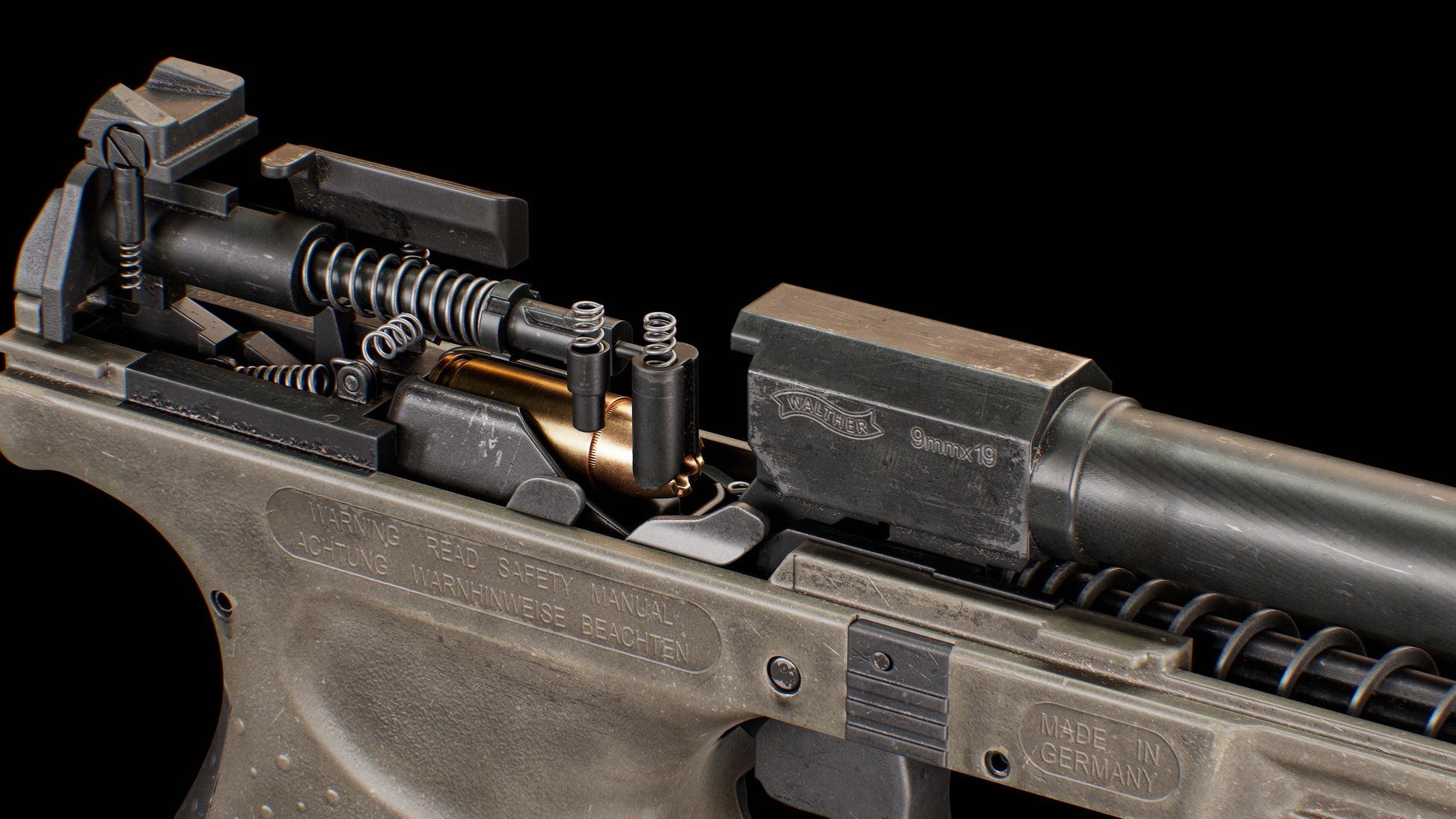 3D Weapon Tutorial for Portfolio - P99-6