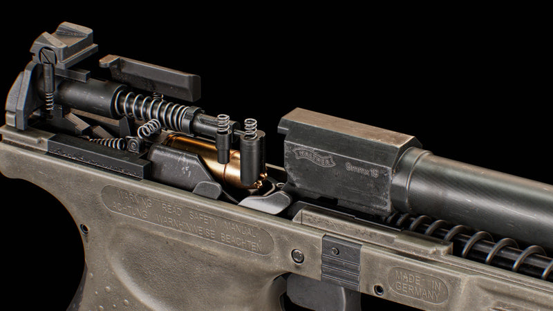 3D Weapon Tutorial for Portfolio - P99-6