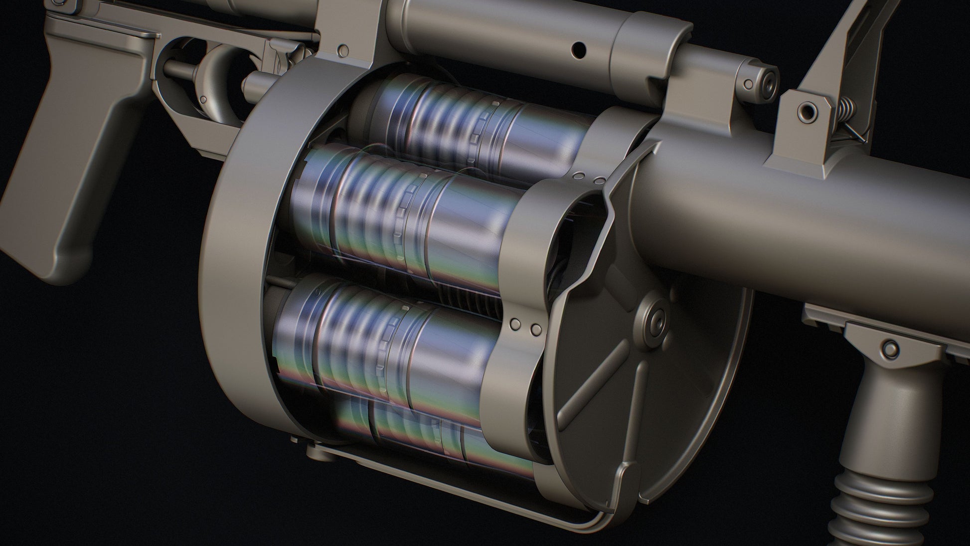 3D Modeling Tutorial in Plasticity - RG-6 Launcher-4