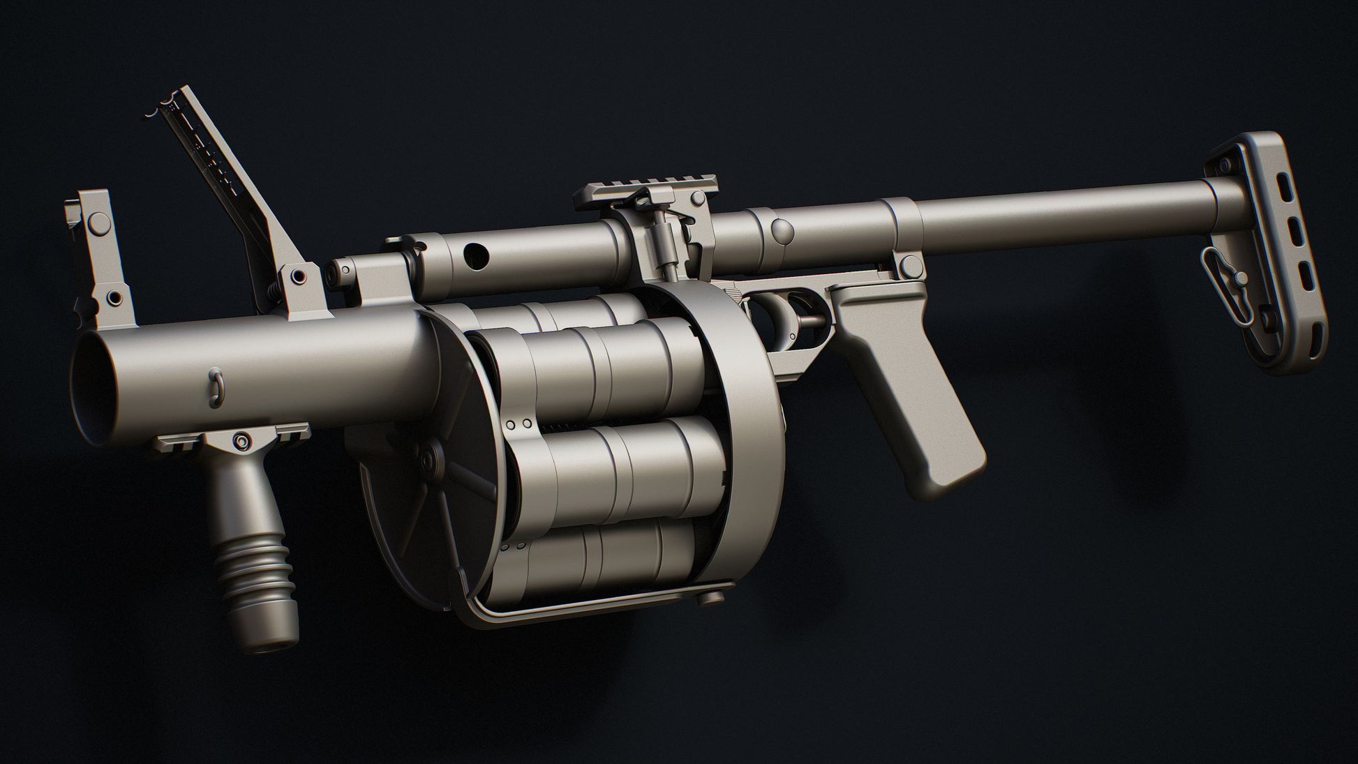 3D Modeling Tutorial in Plasticity - RG-6 Launcher-2